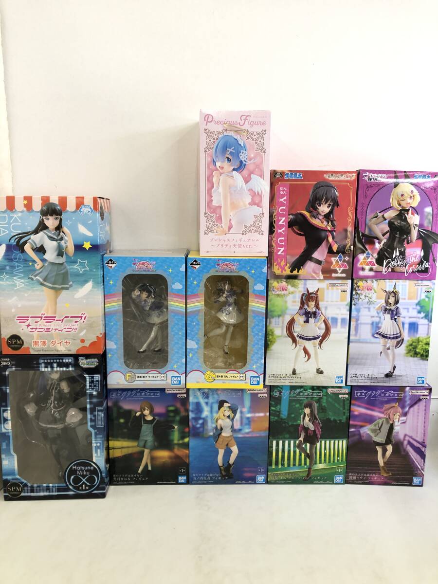 T240930-08O/ 未開封 美少女一番くじ・プライズフィギュア まとめ 初音ミク 国木田花丸 ヨハネ 光月まひる 山ノ内花音 等 ラブライブ 他