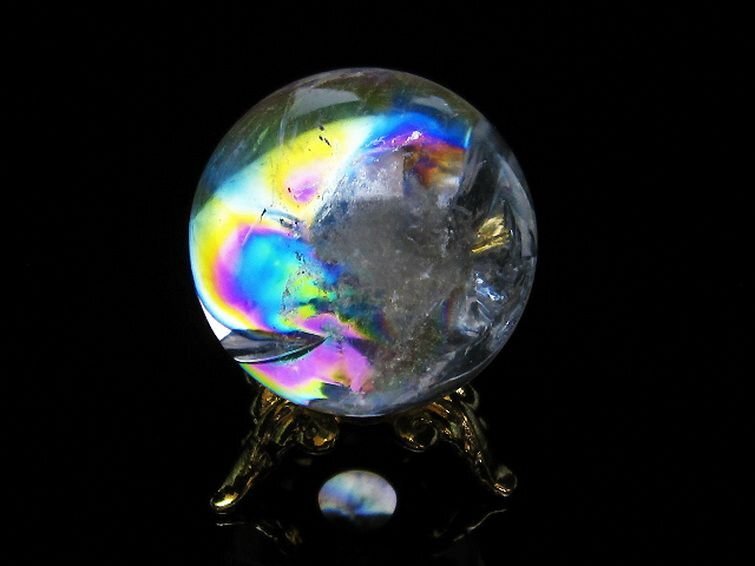 誠安 超レア超 AAA級天然虹入りヒマラヤ水晶丸玉 25mm T317-4270 誠安 超レア超 AAA級天然虹入りヒマラヤ水晶丸玉 25mm T317-4270