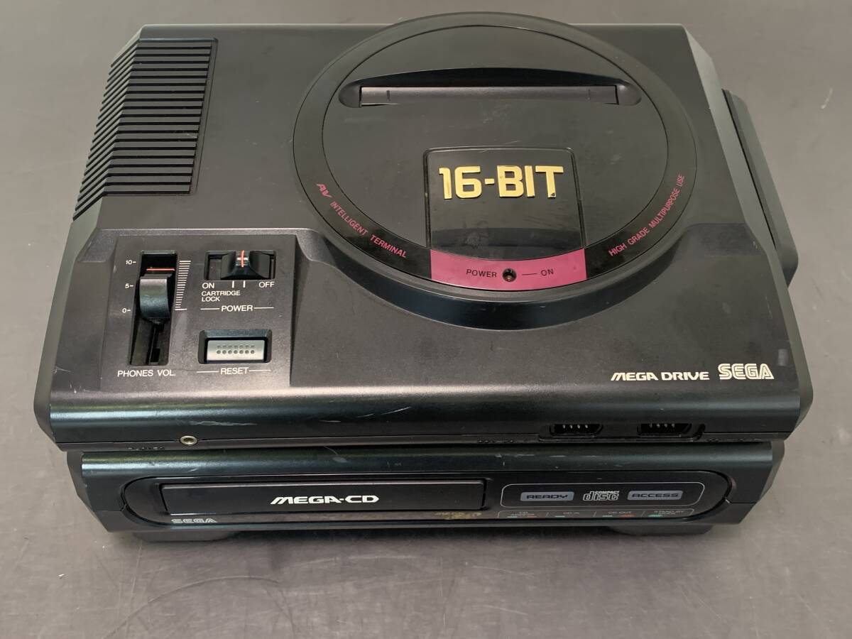 □ジャンク即決！SEGA MEGA-CD HAA-2910 セガ メガドライブ CD