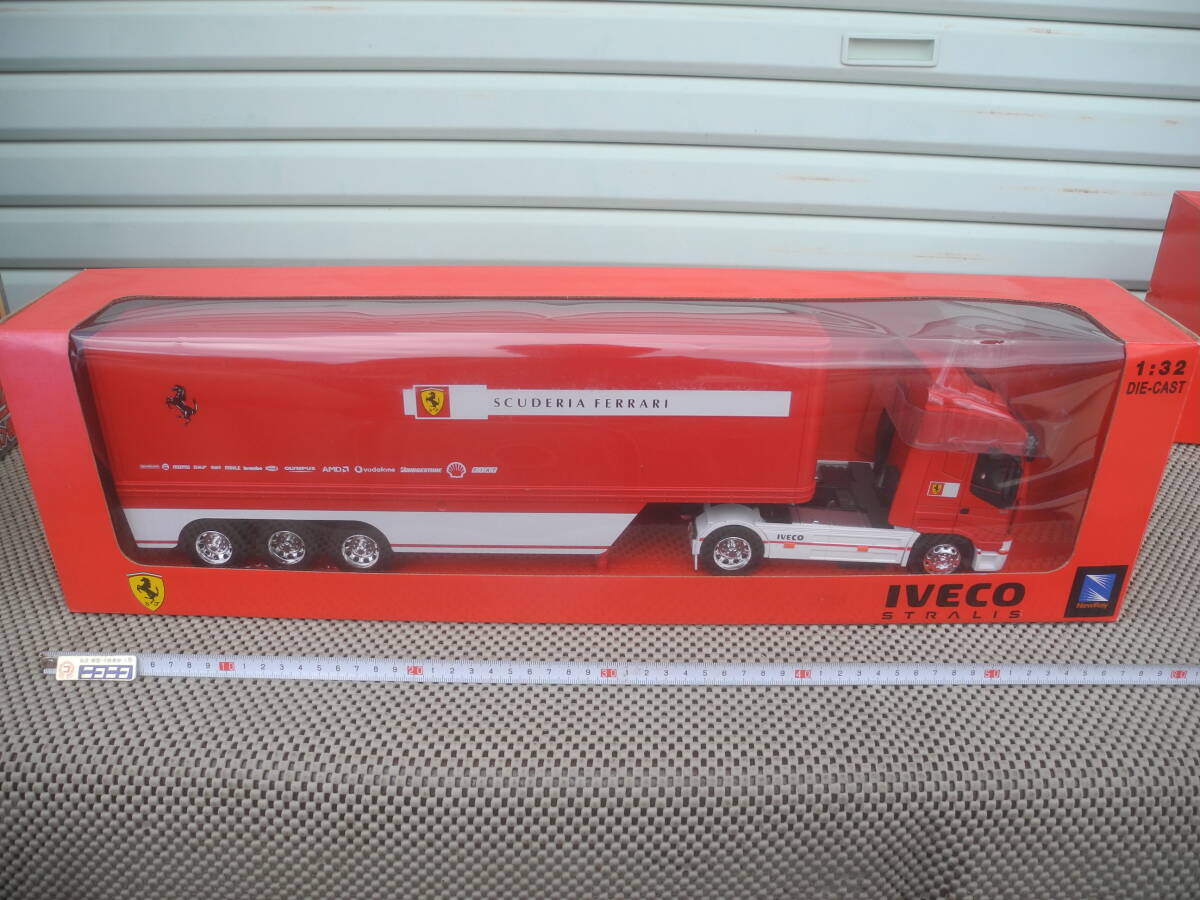 【新品未開封】1/32 スクーデリア フェラーリレーシングトランスポーター イベコ IVECO 13023-3980 トラック