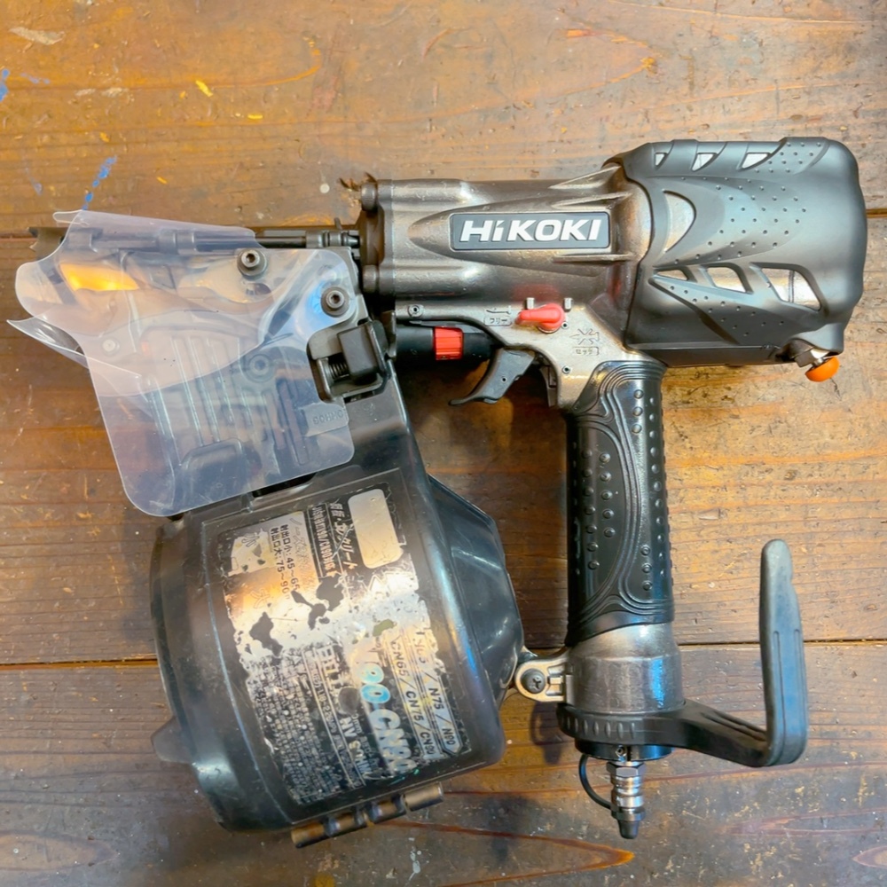 7日保証・整備済】消耗部品多数交換 日立 HIKOKI 高圧 90mm 釘 7日保証・整備済】消耗部品多数交換 日立 HIKOKI 高圧 90mm 釘