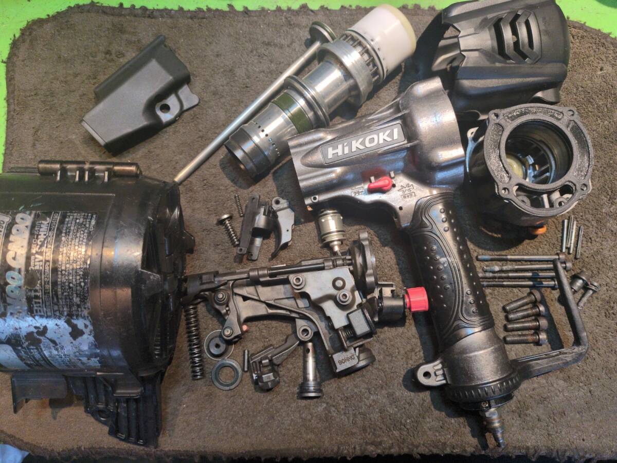 7日保証・整備済】消耗部品多数交換 日立 HIKOKI 高圧 90mm 釘 7日保証・整備済】消耗部品多数交換 日立 HIKOKI 高圧 90mm 釘
