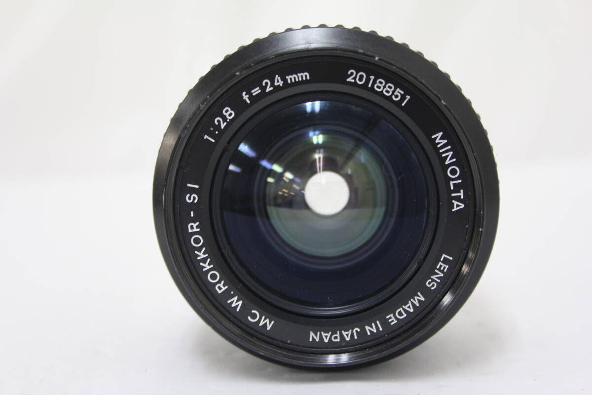 Minolta MC W.Rokkor-SI 24mm F2.8 Camera Lens Made in Japan Minolta MC W.Rokkor-SI 24mm F2.8 Camera Lens Made in Japan
