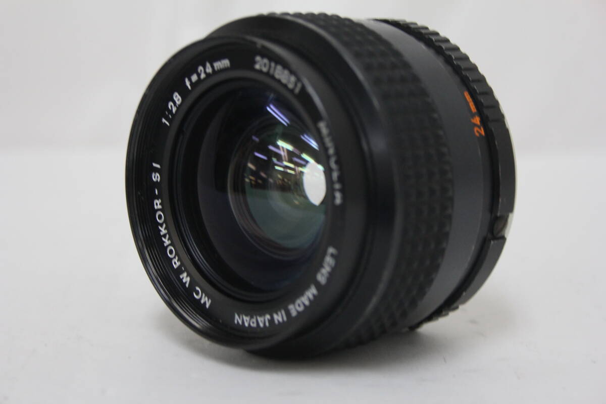 Minolta MC W.Rokkor-SI 24mm F2.8 Camera Lens Made in Japan Minolta MC W.Rokkor-SI 24mm F2.8 Camera Lens Made in Japan