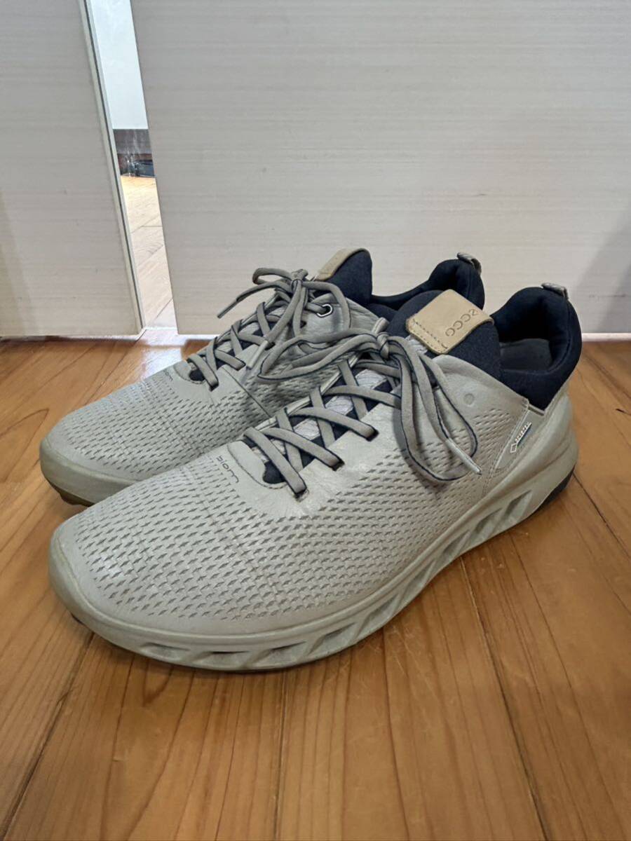 3ラウンド使用 eu 45 28.5㎝ ecco エコー biom バイオム スパイクレス ゴルフ シューズ