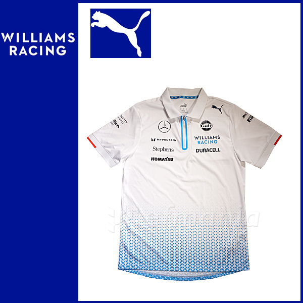【非売品】2024 ウィリアムズ F1 支給品 エンジニア向けポロシャツ S Puma ほぼ新品★アルボン コラピント 日本GP