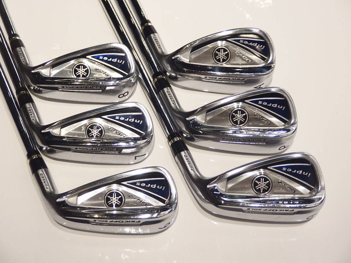 【中古】 2019 ヤマハ インプレス UD+2 アイアン #6-P，A(6本セット) ゼロス7 Sシャフト