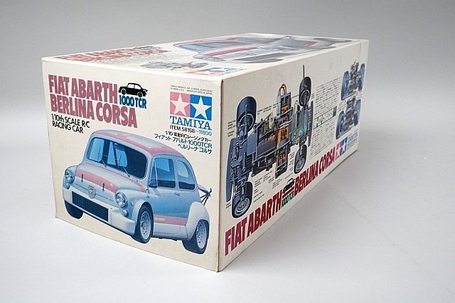 タミヤ 58158 フィアットアバルト1000TCR ベルリーナコルサ 1/10 TAMIYA タミヤ 1/10 電動RC フィアット アバルト 1000 TCR