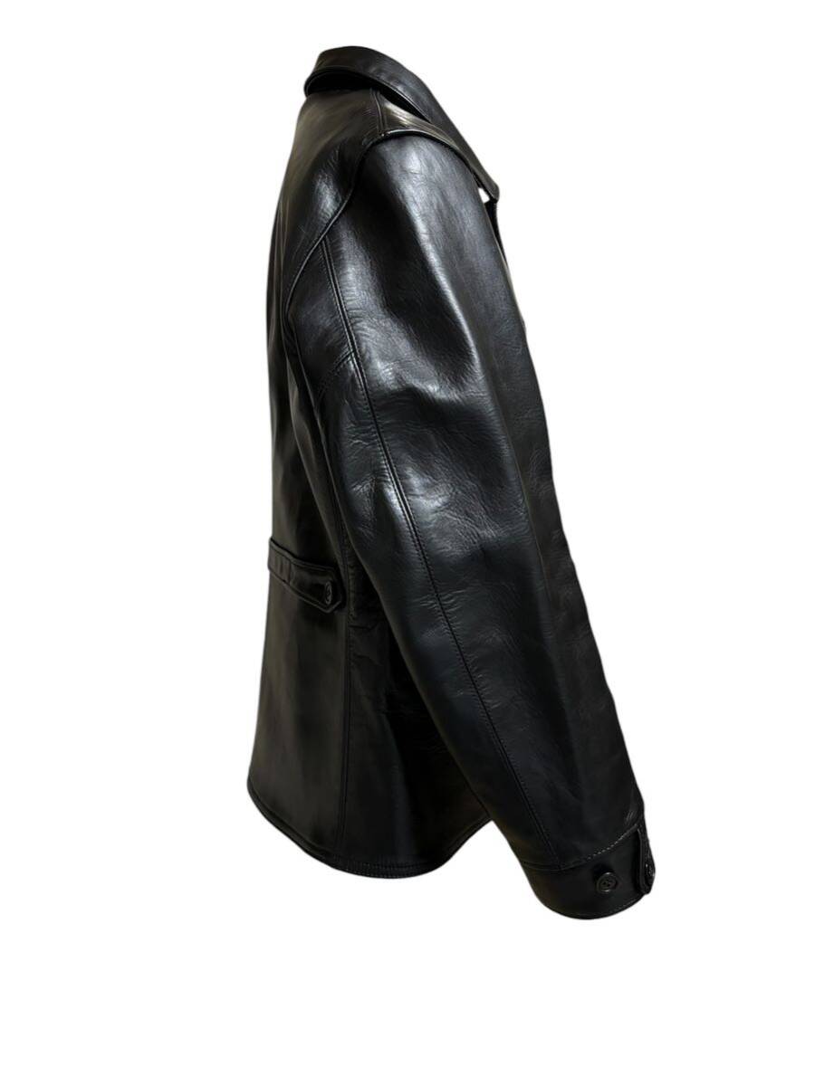 送料込み 即決 At Last & Co LEATHER CAR COAT アットラスト 送料込み 即決 At Last & Co LEATHER CAR COAT アットラスト