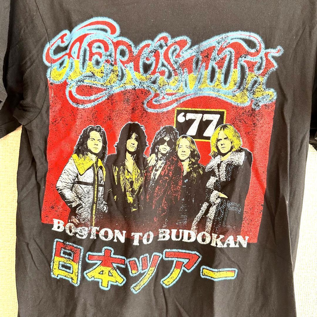1円〜 レア日本未発売 エアロスミス プリントTシャツ Lサイズ/黒 1円〜 レア日本未発売 エアロスミス プリントTシャツ Lサイズ/黒