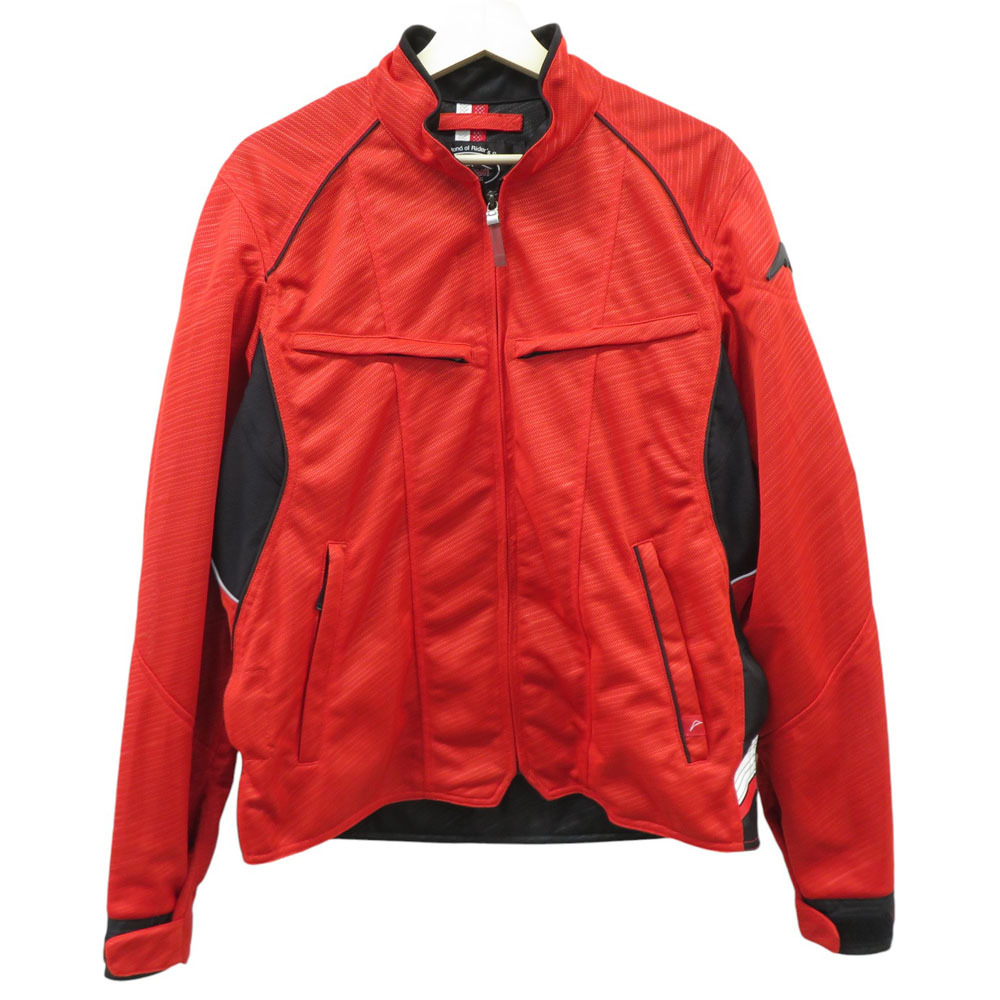 KUSHITANI ナイロンジャケット バイクウェア 美品 赤 メッシュ LL KUSHITANI ナイロンジャケット バイクウェア 美品 赤 メッシュ LL