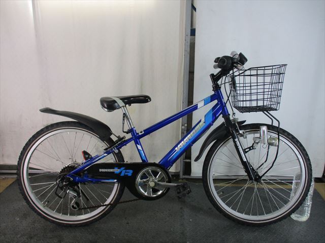 Ｄ775　★9800円★整備済み 中古子供自転車 【22インチ　青 】 入札お待ちしております(*^▽^*)