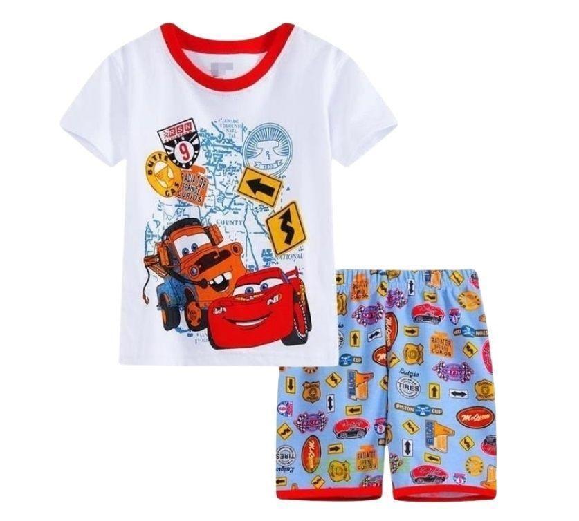 新品 ディズニーカーズ パジャマルームウェア セットキッズ 男の子 半袖 110