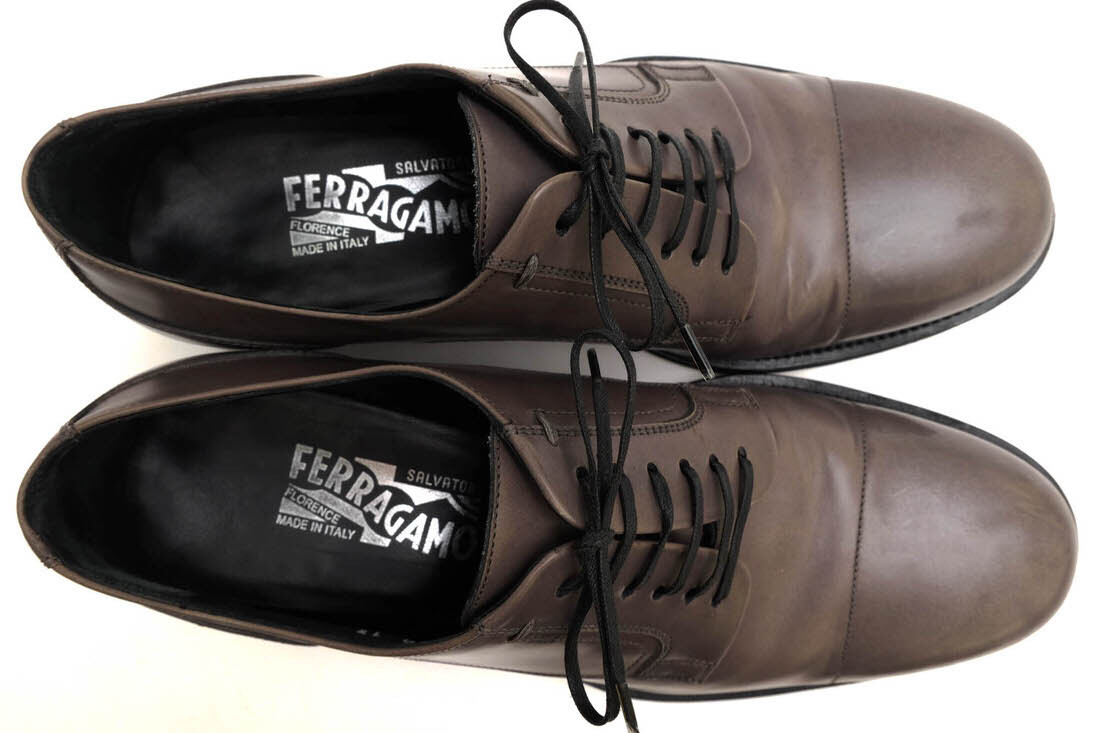 Salvatore Ferragamo Ferragamo бизнес обувь UG66654 телячья кожа машина f распорка chip кожа подошва