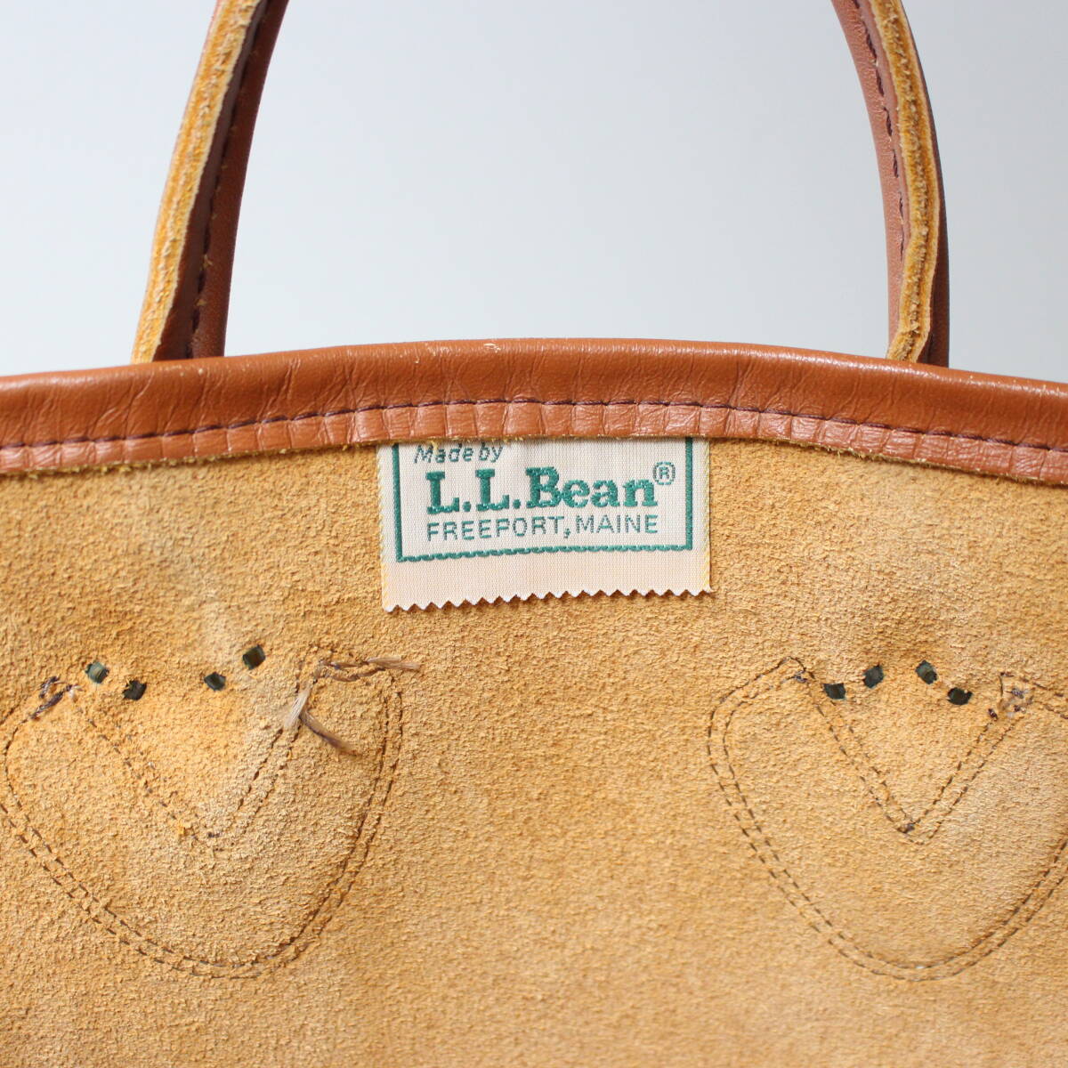 新品デッドストック 1980s L.L.Beanヴィンテージ レザー トート 新品デッドストック 1980s L.L.Beanヴィンテージ レザー トート