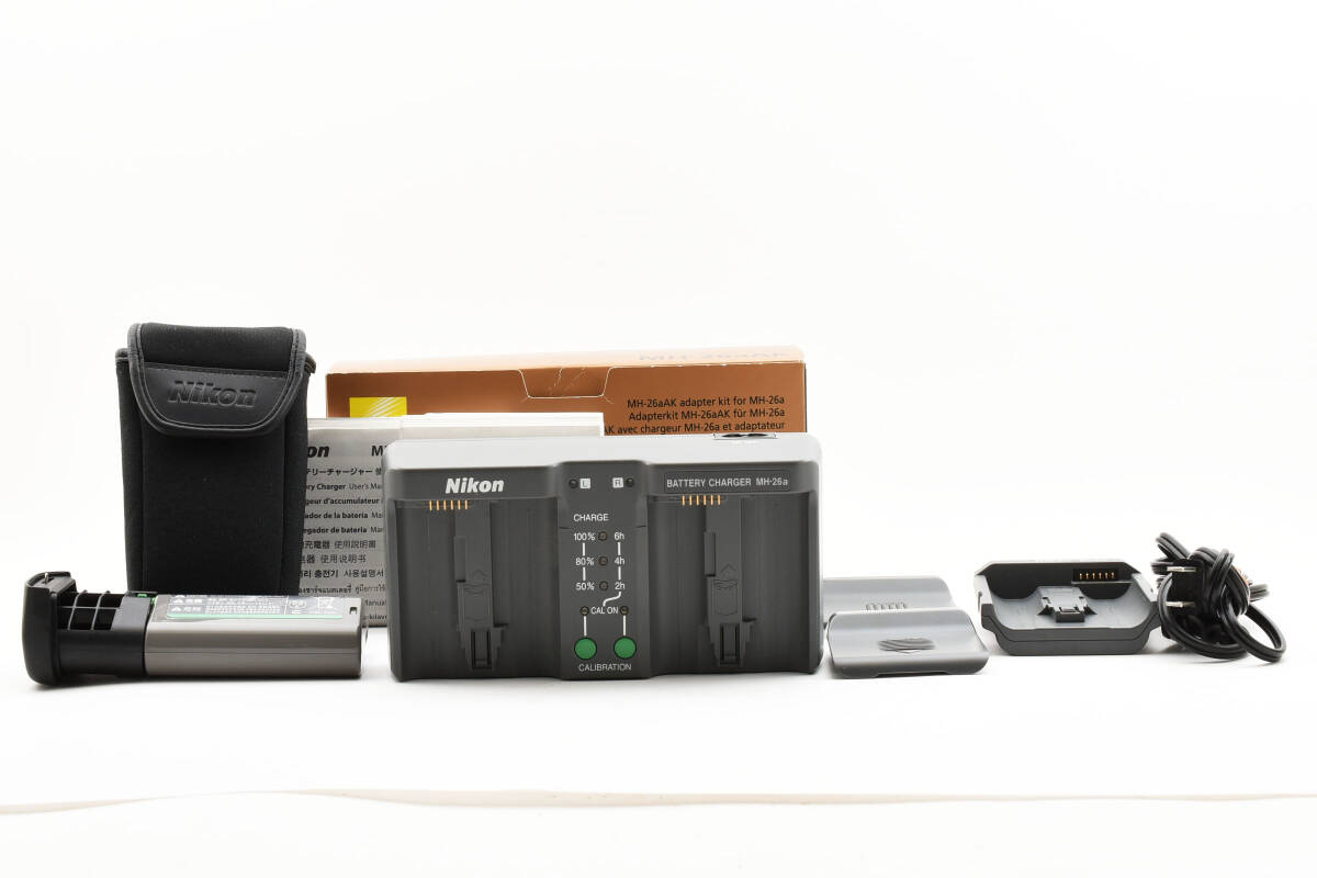 ★☆ニコン アダプターキット　Nikon MH-26aAK ＆ EN-EL18 バッテリー ☆★