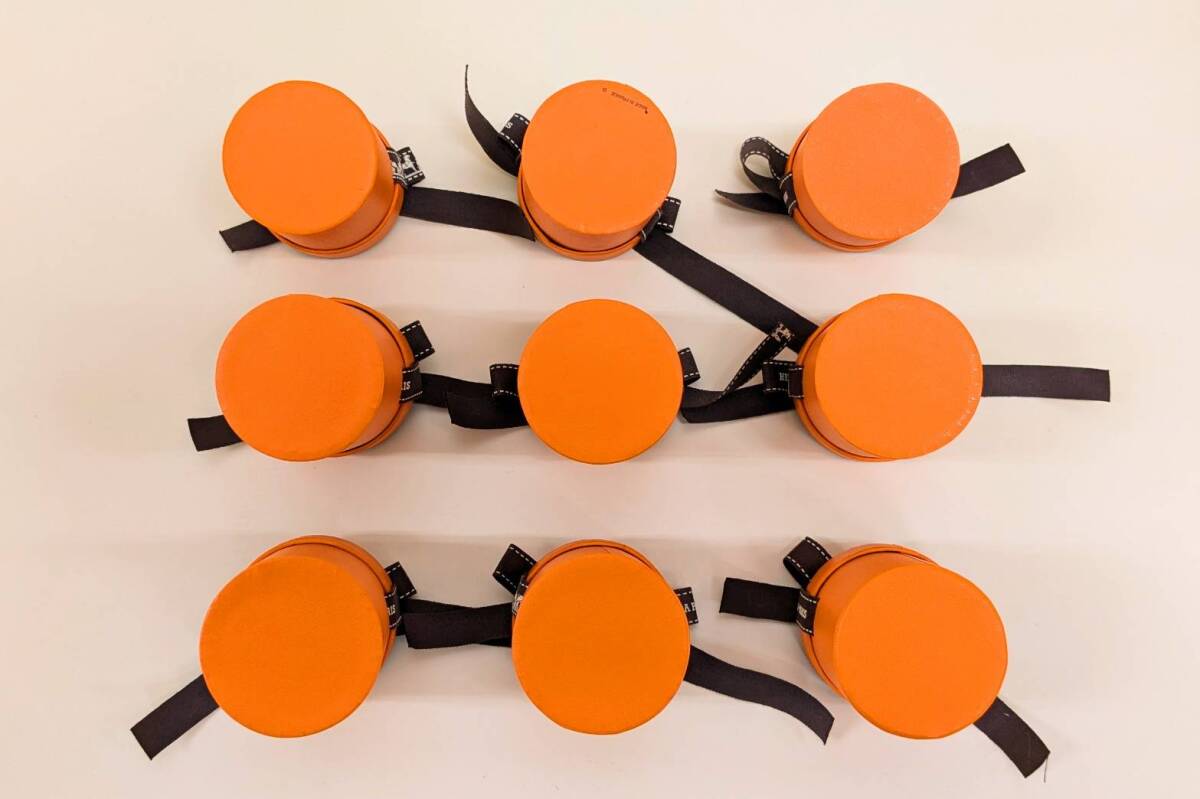 エルメス ツイリー 空箱 15個セット ケース オレンジボックス Hermes エルメス ボックス 保存箱 空き箱 付属品 ケース BOX