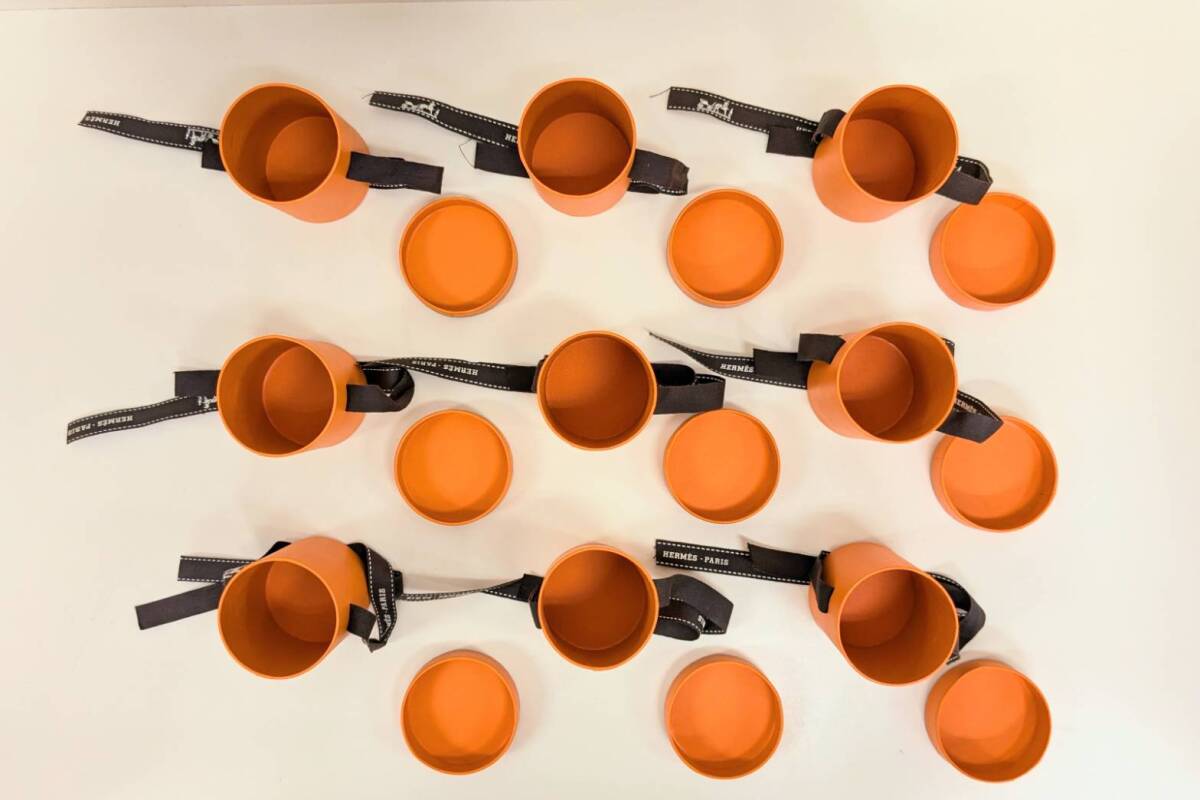 エルメス ツイリー 空箱 15個セット ケース オレンジボックス Hermes エルメス ボックス 保存箱 空き箱 付属品 ケース BOX