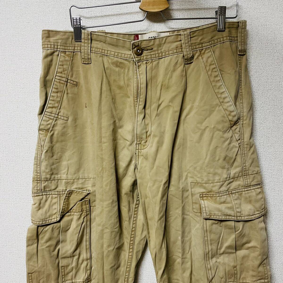 Levi'sリーバイス　カーゴパンツ　ベージュ 古著　メンズ　34/34