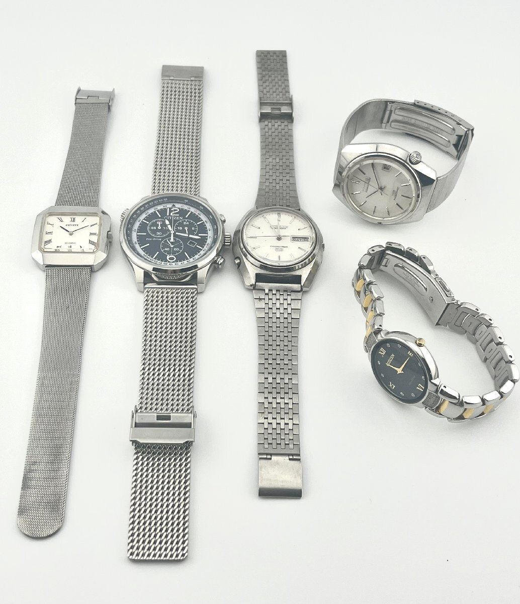★ BP ★　１円　CITIZEN　シチズン　メンズ　レディース　腕時計　5本セット　まとめ　ジャンク 【時計】【中古】