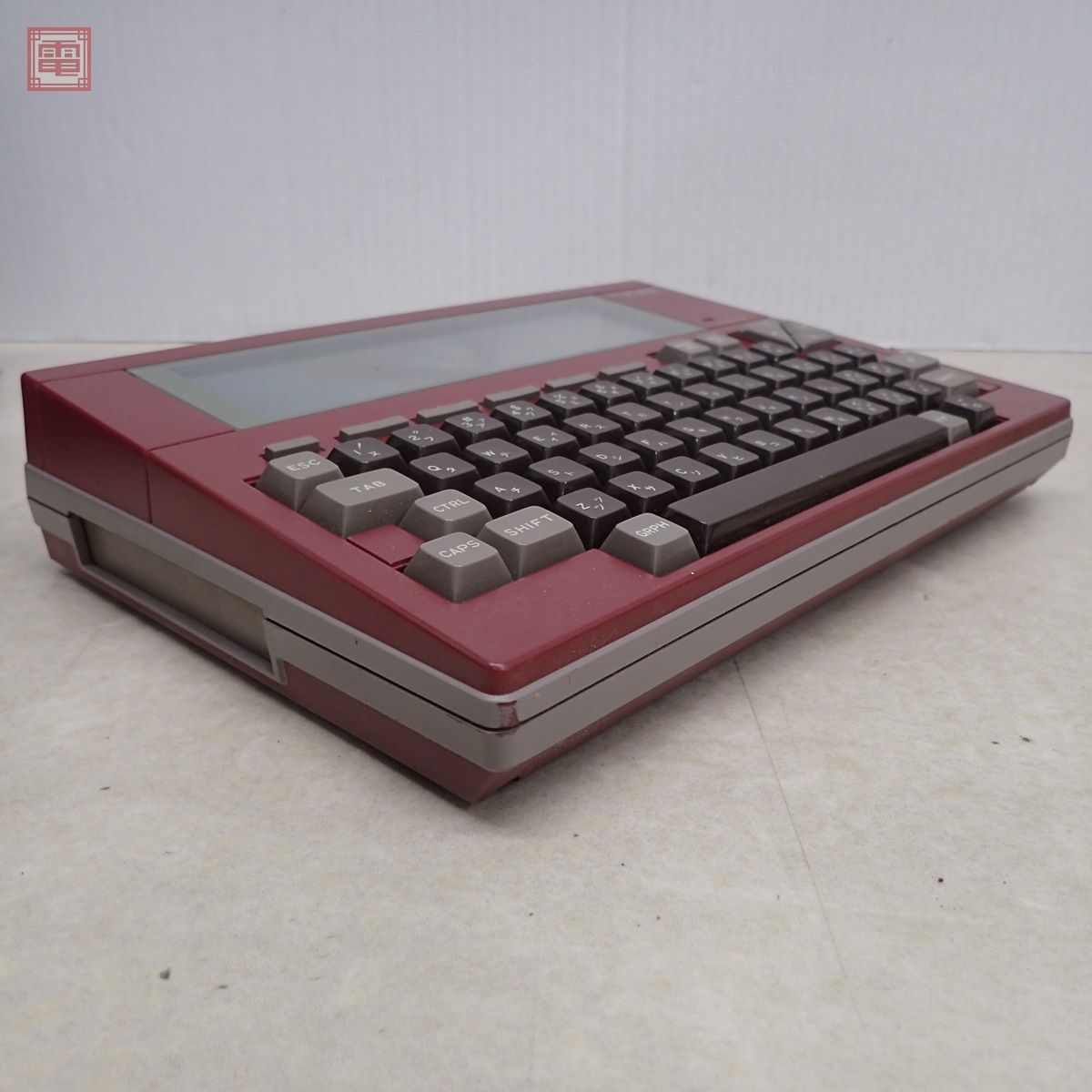 Yahoo!オークション - NEC PC-8201 本体 赤 レトロPC ポータブル Yahoo!オークション - NEC PC-8201 本体 赤 レトロPC ポータブル