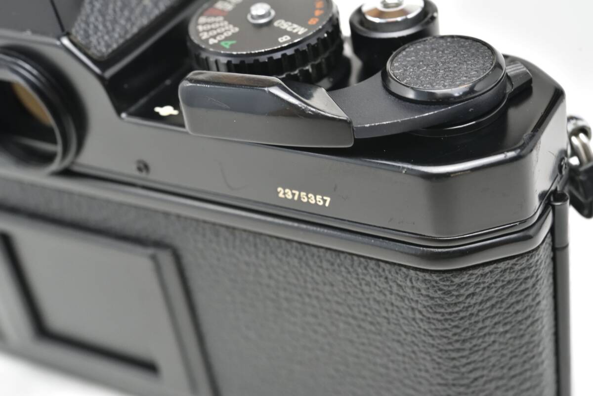きれいな Nikon ニコンFE2 ブラック 清掃 整備 モルト交換済 きれいな Nikon ニコンFE2 ブラック 清掃 整備 モルト交換済