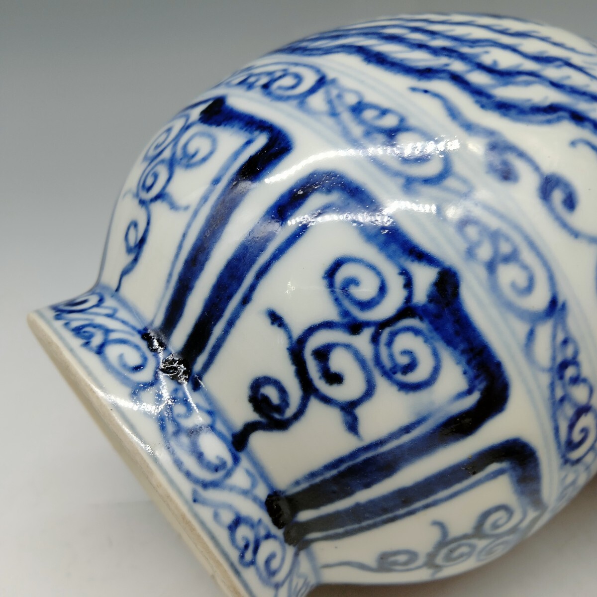 染付麒麟鳥紋花瓶 青花 古玩 中国古玩 古美術 中国美術 景徳鎮 染付麒麟鳥紋花瓶 青花 古玩 中国古玩 古美術 中国美術 景徳鎮