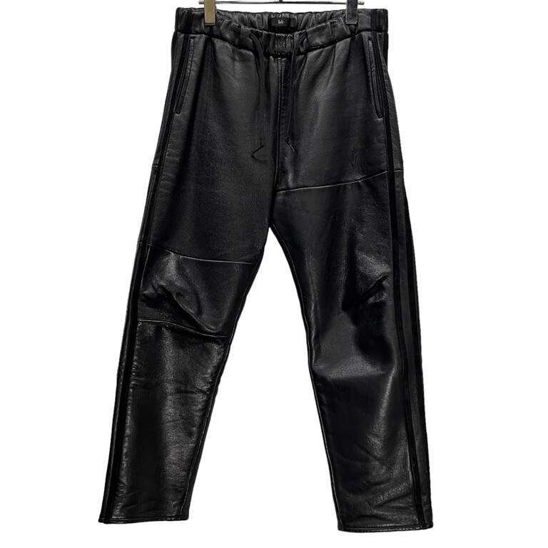ink 【men796Y】 18AW TOUGHER PANTS シープレザースウェットボンディングイージーパンツ 希少 レア 定価88,000円 再構(gòu)筑 インク AR