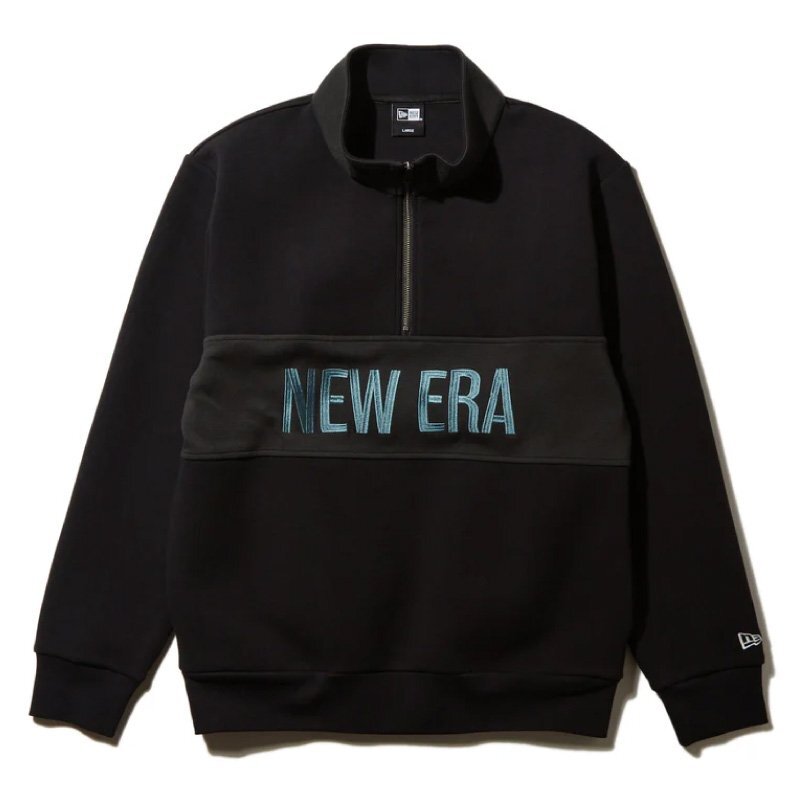 SALE 新品 テックスウェット テックフリース ハーフジップ NEWERA Golf ニューエラゴルフウェア カジュアル メンズ M 黒