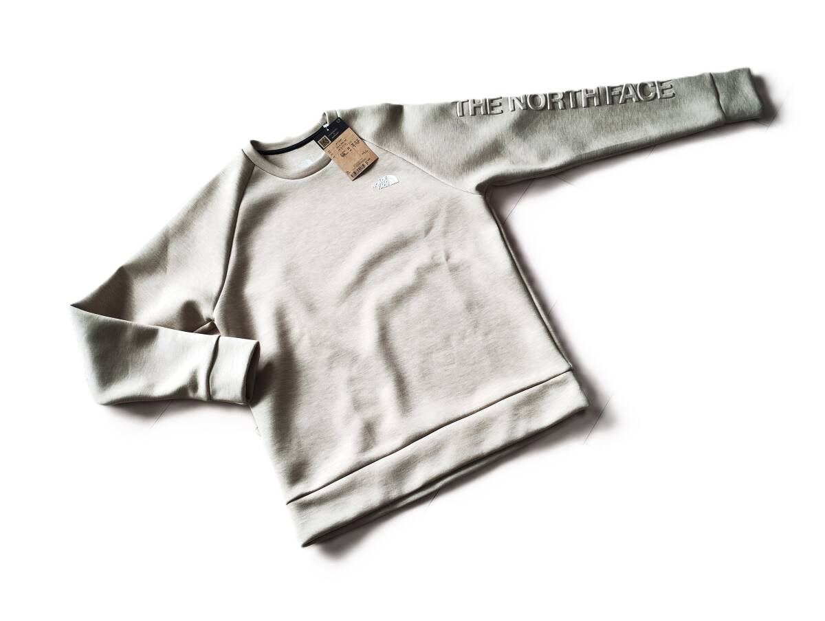 240924 新品　THE NORTH FACE　ザ・ノースフェイス　シンプルトレーナー　サンドトープ　L
