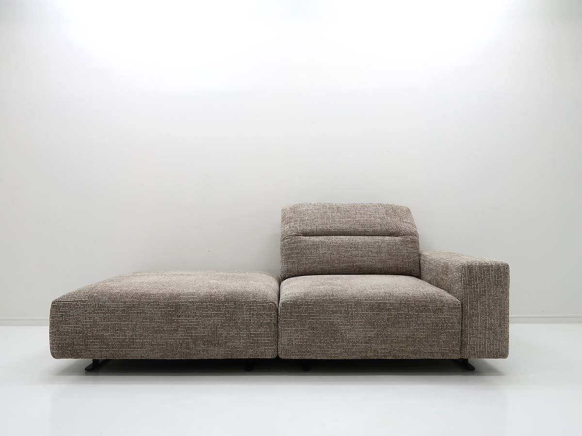 BoConcept ボーコンセプト 「Hampton」 片アーム1人掛けソファ+プーフ オットマン 短期展示品 / 北欧 アクタス idee コンラン