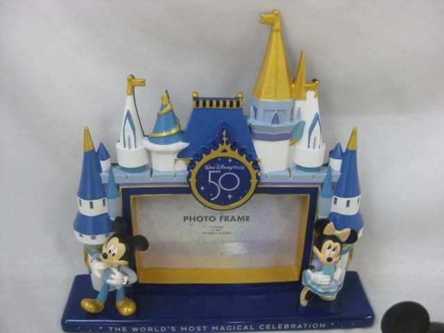 新品ディズニーミッキーミニー50周年フォトフレーム