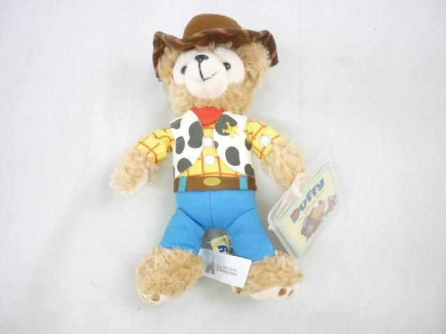 【同梱可】良品 ディズニー ダッフィー ウッディ トイストーリー キーチェーン 香港 タグ付き