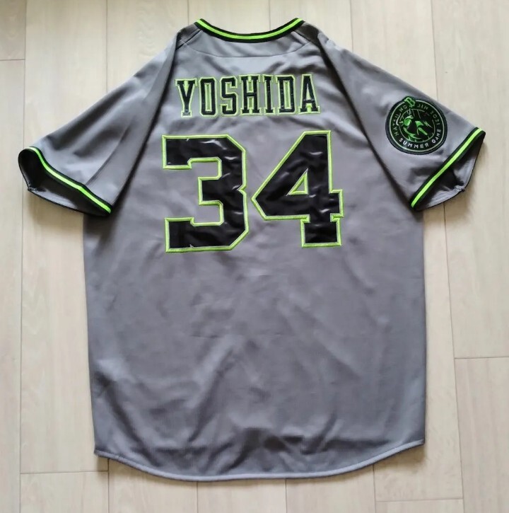 【限定12選手　完売】オリックス　バファローズ　吉田　夏の陣　ハイクオリティ　ユニフォーム　デサント　L レッドソックス
