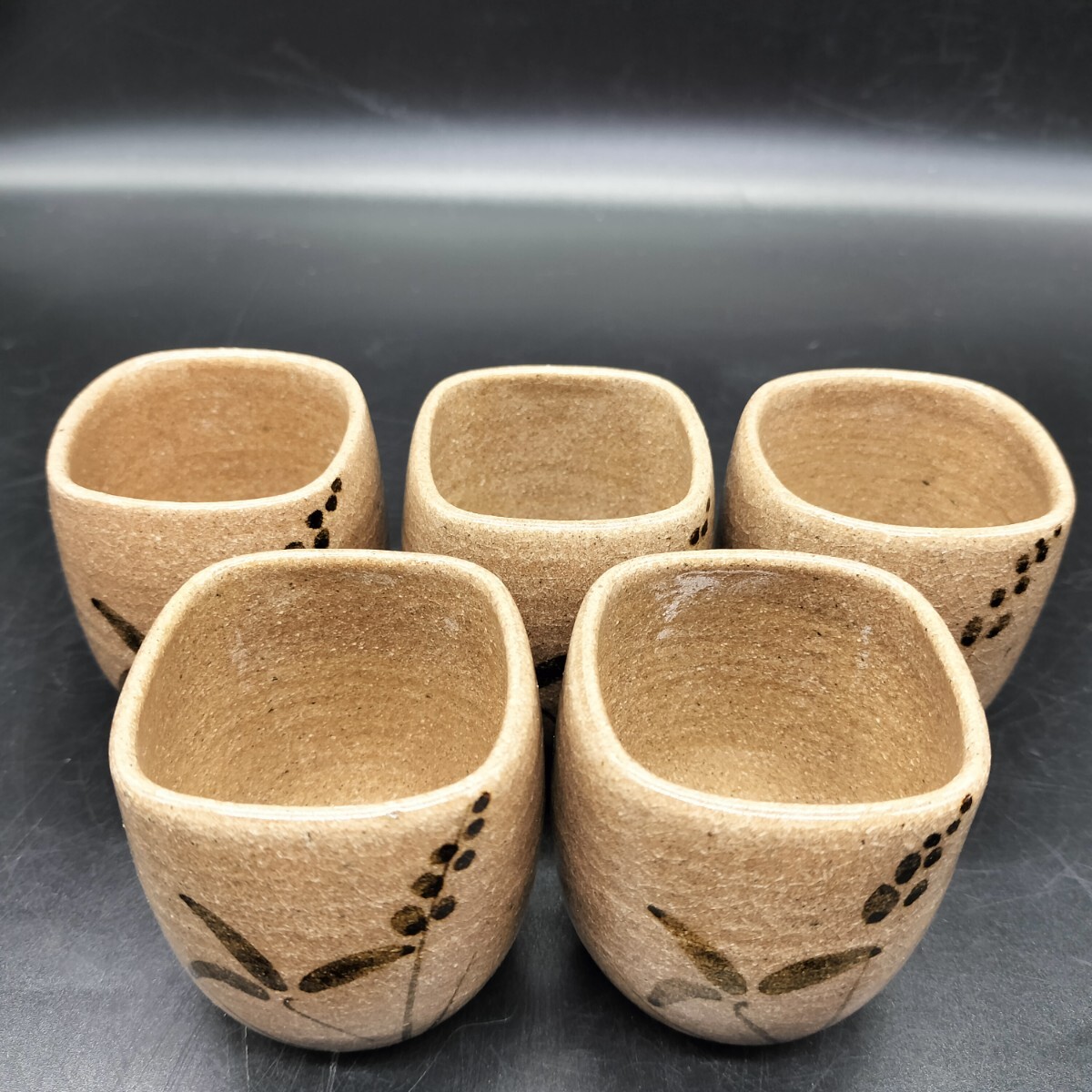 唐津焼 湯呑 恵日窯 舛田陶圭 絵唐津 湯呑み ヤ12(唐津)|売買 唐津焼 湯呑 恵日窯 舛田陶圭 絵唐津 湯呑み ヤ12(唐津)|売買