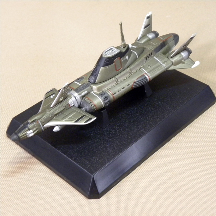 【接着補修あり】コナミ SFムービーセレクション 謎の円盤UFO スカイダイバー ( Gerry Anderson's UFO SHADO Skydiver Miniature Model )