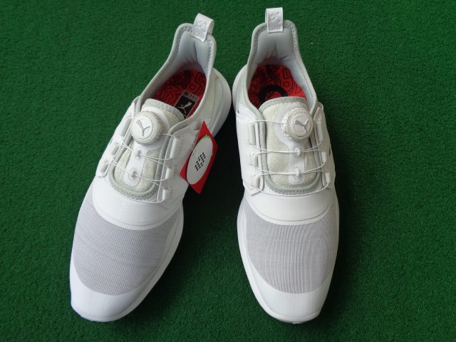 GK石川橋●新品722 プーマ◆イグナイト ゴルフシューズ◆192245◆ホワイト×シルバー◆26cm◆PUMA◆