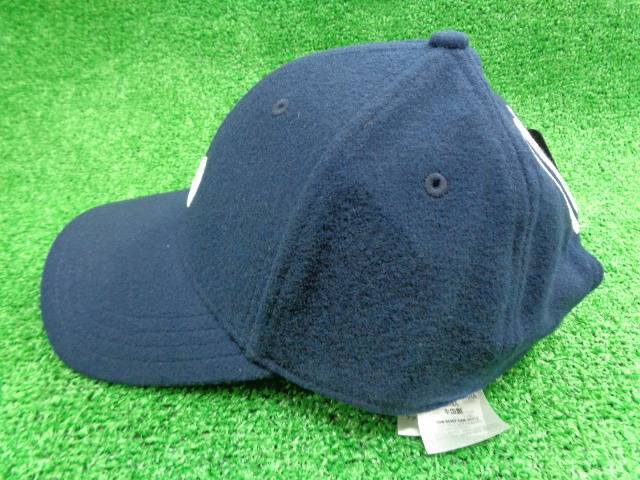 GK豊田▼ 733 新品■アディダス■ツイードキャップ■JTY41-IS6575■ネイビー■OSFW（54-57ｃｍ）■サイズ調整可■暖かい