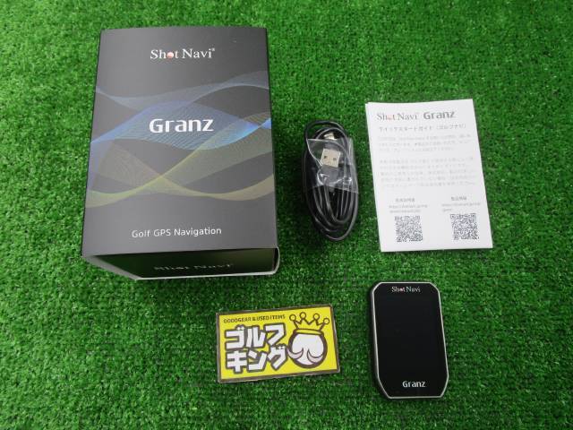 5663円 GK古城□ 【中古】 324 ショットナビGranz ☆ブラック 5663円 GK古城□ 【中古】 324 ショットナビGranz ☆ブラック