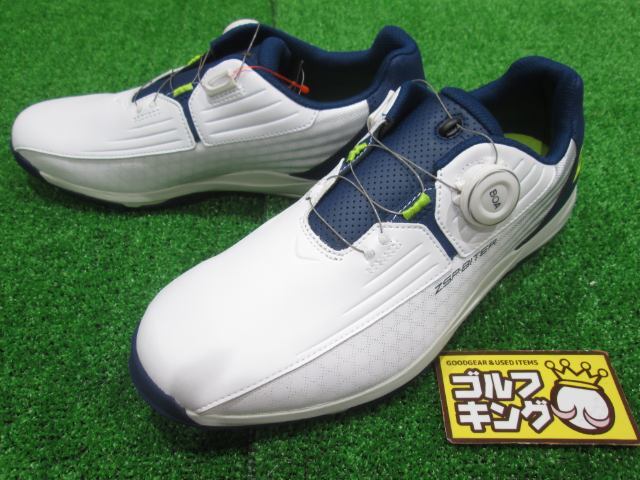 GK栄三越■ 925 【新品】ブリヂストン◆バイターライト◆SHG350◆27cm◆ホワイト×ネイビー◆シューズ◆スパイクレス◆人気