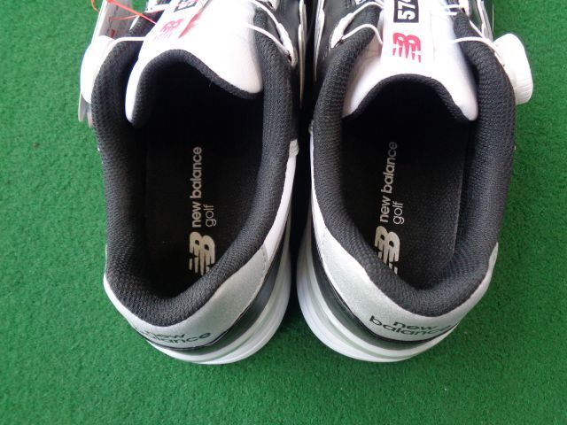 GK石川橋●新品417 ◆ニューバランス◆ゴルフシューズ◆UGBS574L◆ブラック◆ホワイト◆27.5cm◆