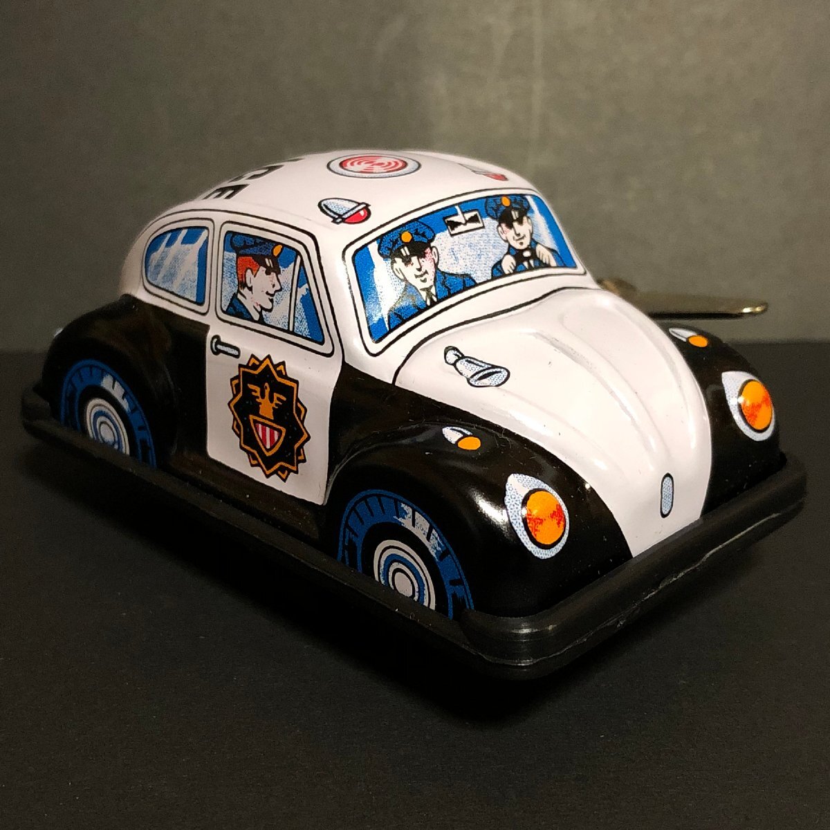 3.*VW TypeⅠ Beatle Wind-Up Turn номер Beetle патрульная машина zen мой Turn POLICE*PSTT061-2