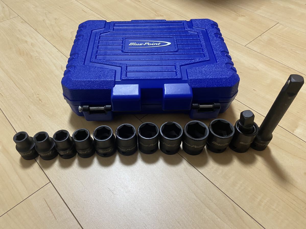ブルーポイント スナップオン 1/2インパクトソケットセット Blue ブルーポイント スナップオン 1/2インパクトソケットセット Blue