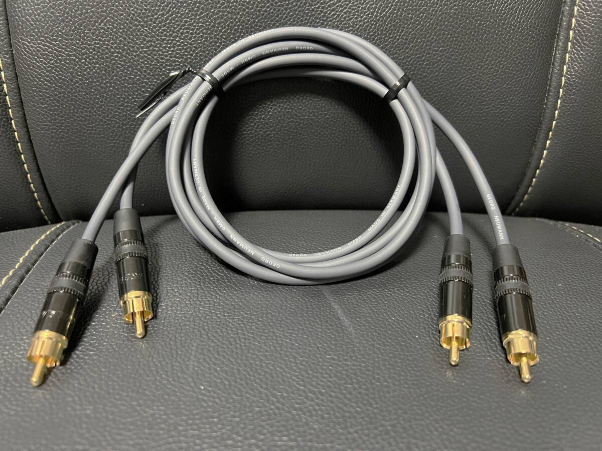 ドイツ ノイマン RCAケーブル GEORG NEUMANN GMBH MADE IN ドイツ ノイマン RCAケーブル GEORG NEUMANN GMBH MADE IN