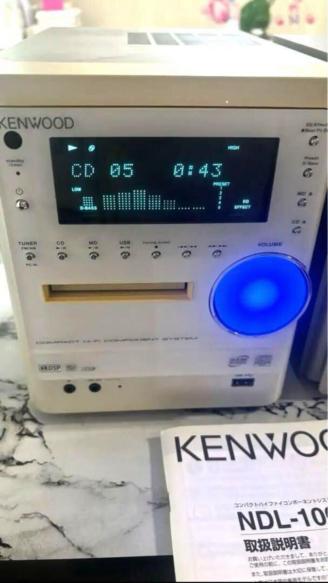  Kenwood KENWOOD проигрыватель NDL-100MD с пультом управления рабочее состояние подтверждено 