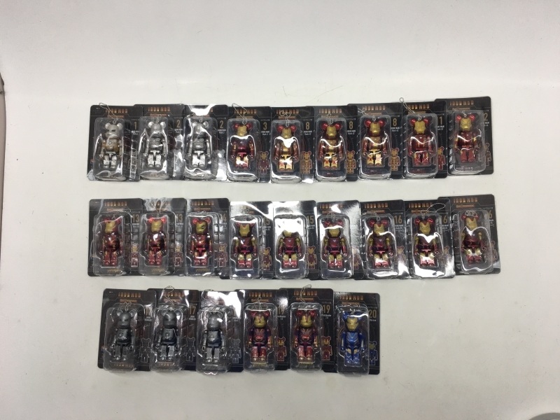 01w2335 Happy lot INFINITY SAGA IRON MAN Bearbrick .24 point summarize happy lot BE@RBRICK unopened secondhand goods 