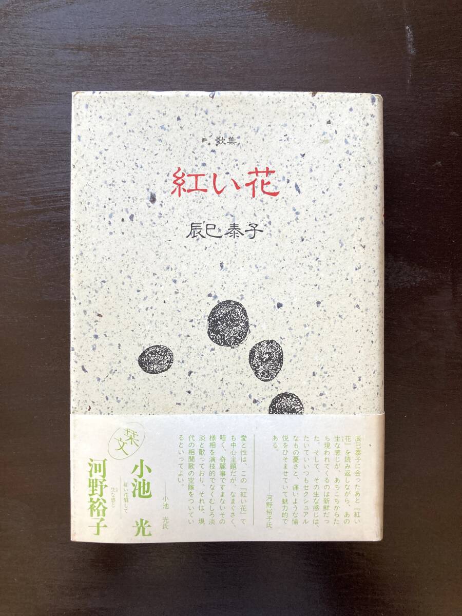 歌集 紅い花 辰巳泰子 砂子屋書房