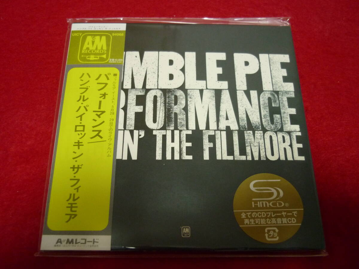 HUMBLE PIE/PERFORMANCE ROCKIN' THE FILLMORE ハンブル パイ HUMBLE PIE/PERFORMANCE ROCKIN' THE FILLMORE ハンブル パイ