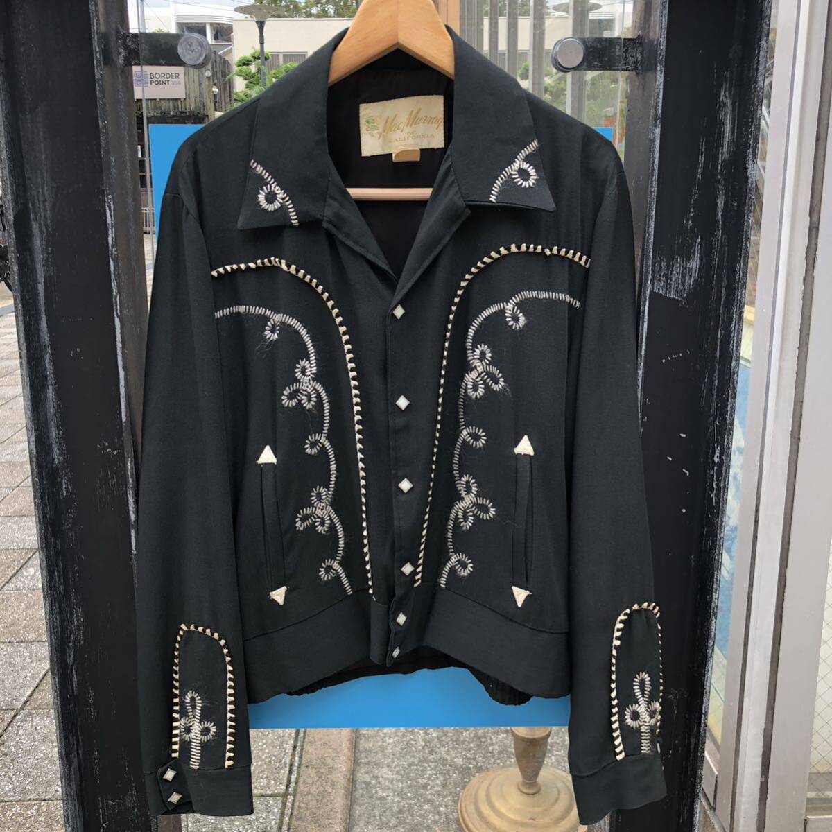 MacMurray マクマレー 50s 古着 メンズ ウエスタン ギャバジン MacMurray マクマレー 50s 古着 メンズ ウエスタン ギャバジン