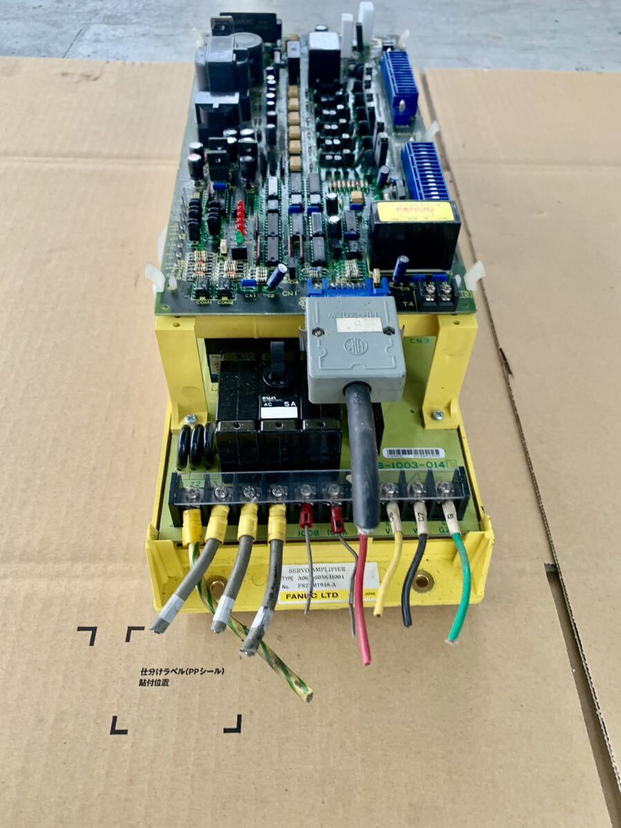 中古動作品】管1W154 FANUC ファナック SERVO AMPLIFIER MODULE 中古動作品】管1W154 FANUC ファナック SERVO AMPLIFIER MODULE